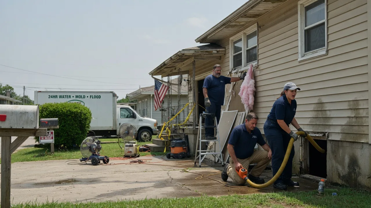Water Damage Repair in West Mineral, KS near me